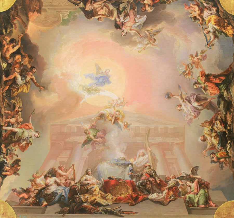 Esquisse pour l'Allégorie de l'Institution de l'Ordre de Charles III - Vicente López Portaña