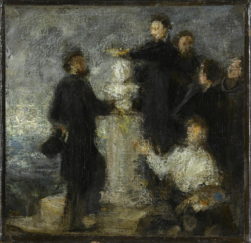 Esquisse pour l'Hommage à Delacroix - Henri Fantin-Latour