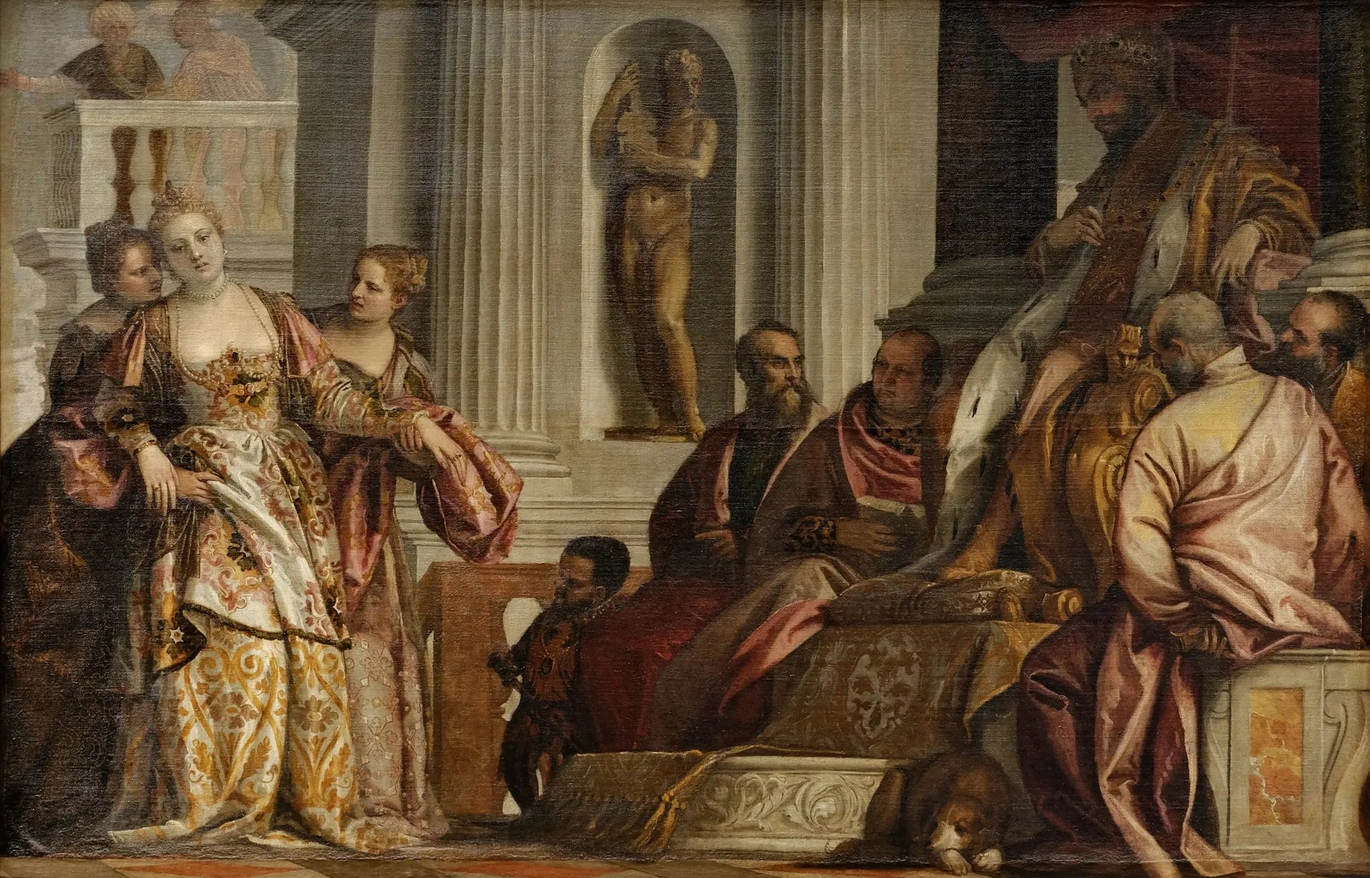 Esther et Assuérus - Paul Véronèse image 1 tableau peint à l’huile sur toile