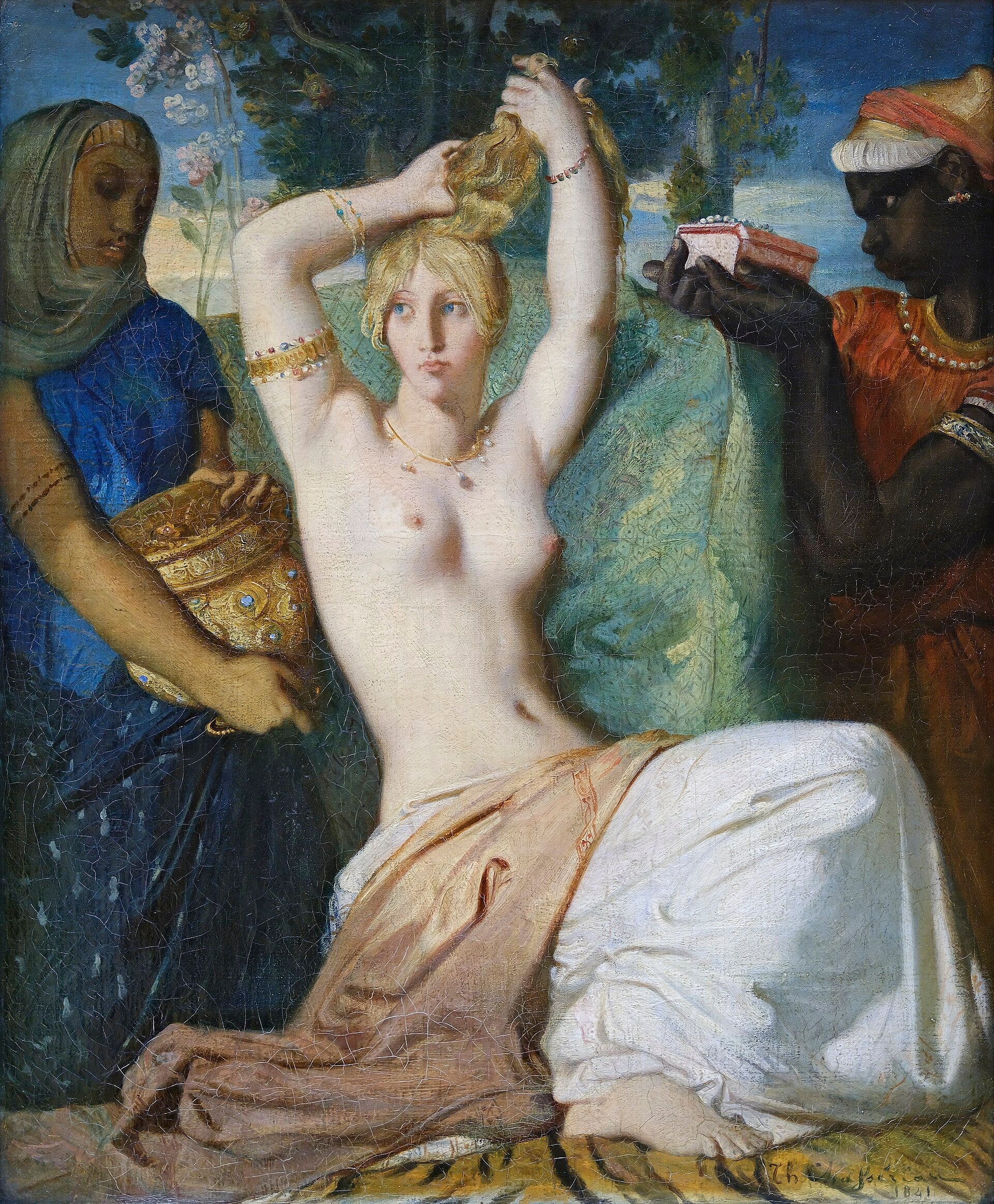 Esther se parant pour être présentée au roi Assuérus - Théodore Chassériau