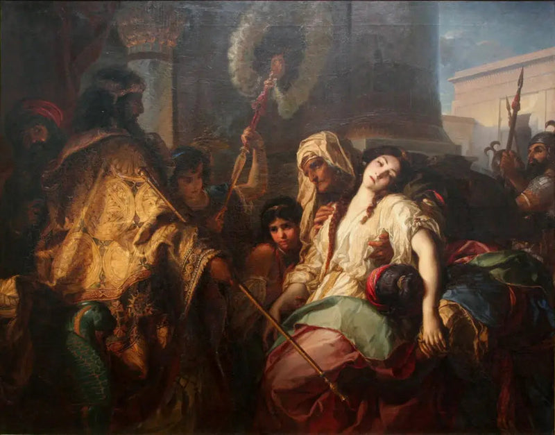 Esther vor Ahasver - Julius Schrader