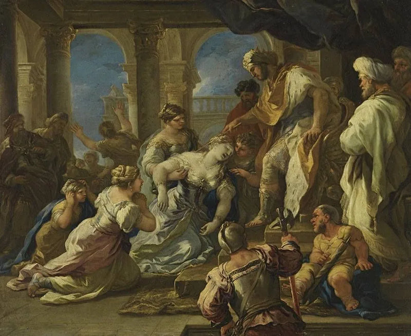 Esther vor Ahasver - Luca Giordano