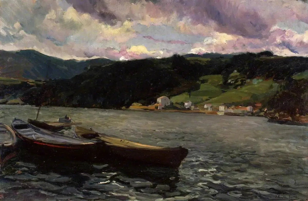 Estuaire du Nalón, Asturies - Joaquín Sorolla image 1 tableau peint à l’huile sur toile
