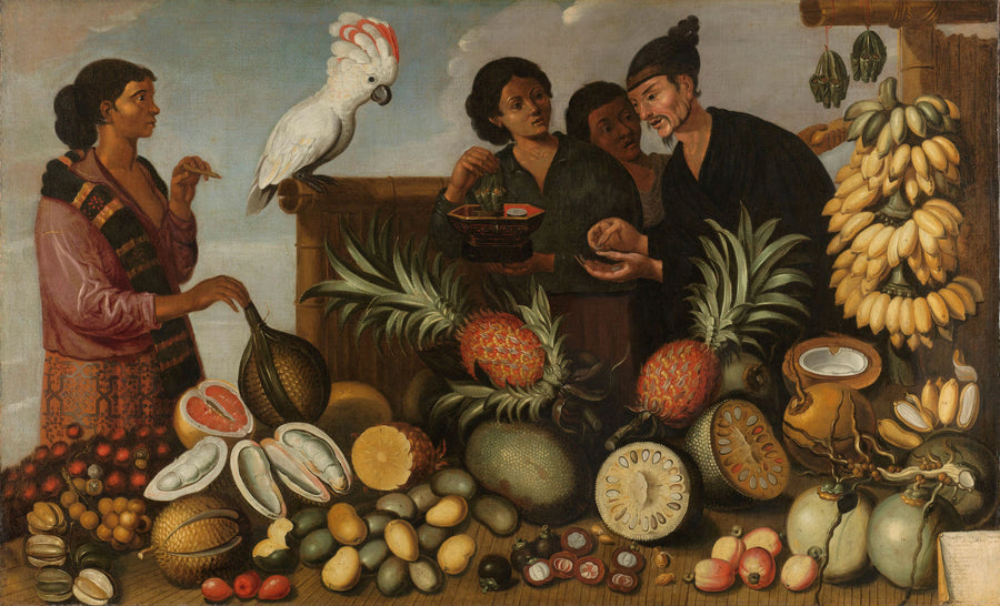 Étal de marché des Indes orientales - Andreas Beecqman