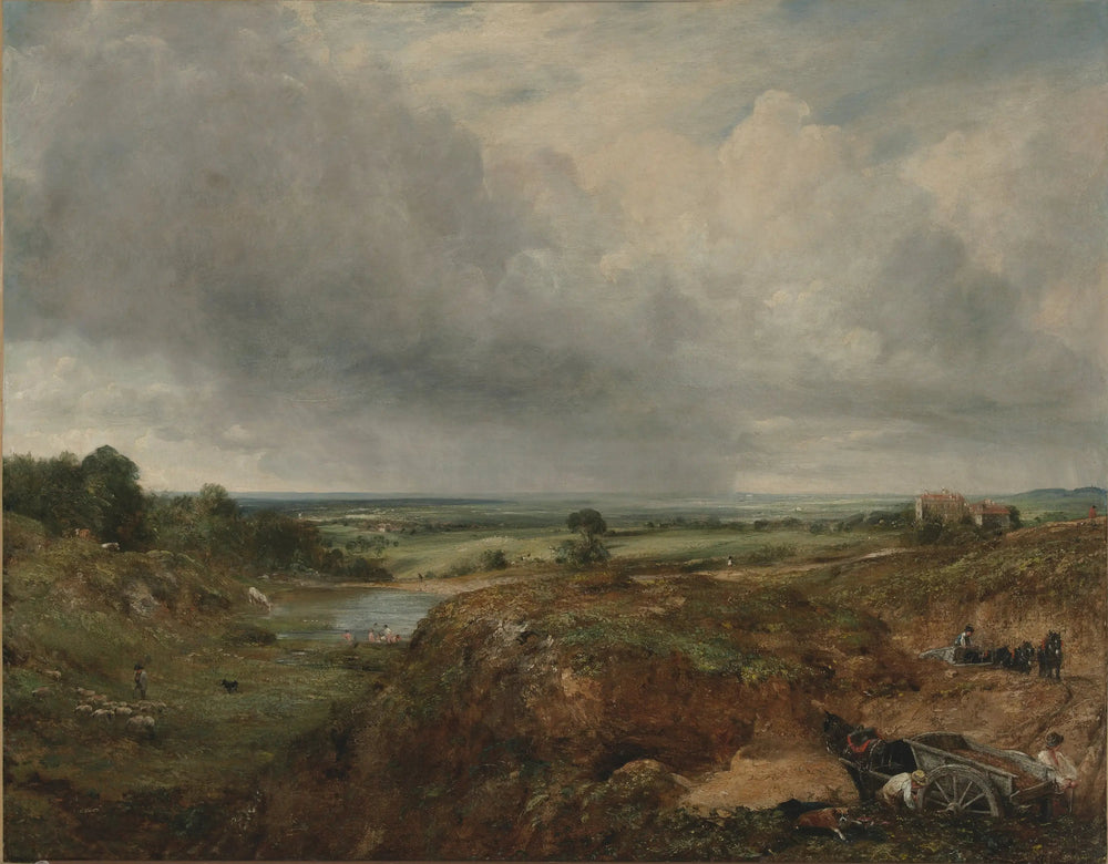 Étang de Branch Hill, Hampstead Heath (1824) - John Constable image 1 tableau peint à l’huile sur toile