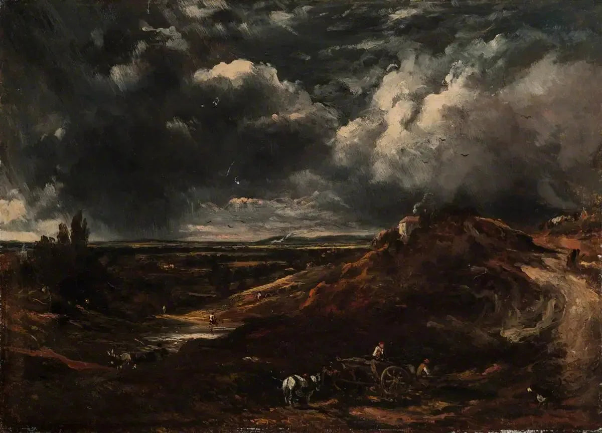 Étang de Branch Hill, Hampstead Heath - John Constable image 1 copie peinte à la main à l’huile