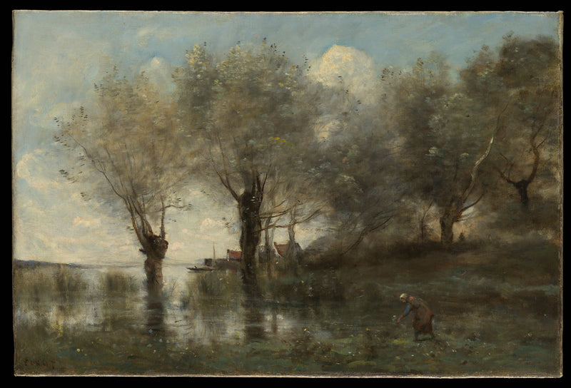Un étang en Picardie - Camille Corot