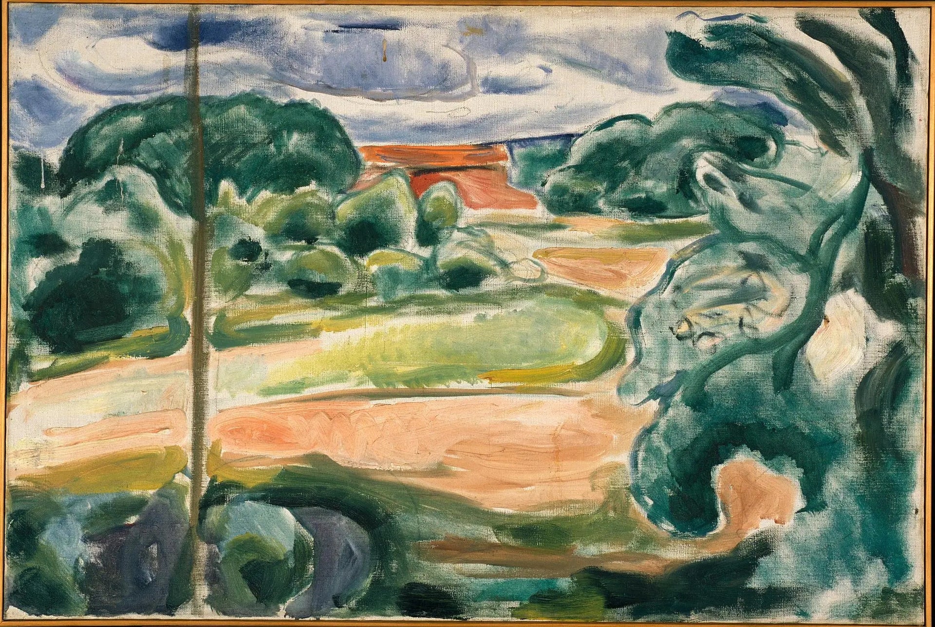 Été à Ekely - Edvard Munch image 1 copie de tableau peinte à la main