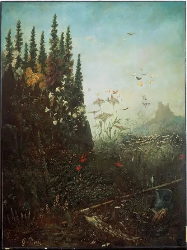 Été - Gustave Doré image 1 reproduction de peinture à l’huile