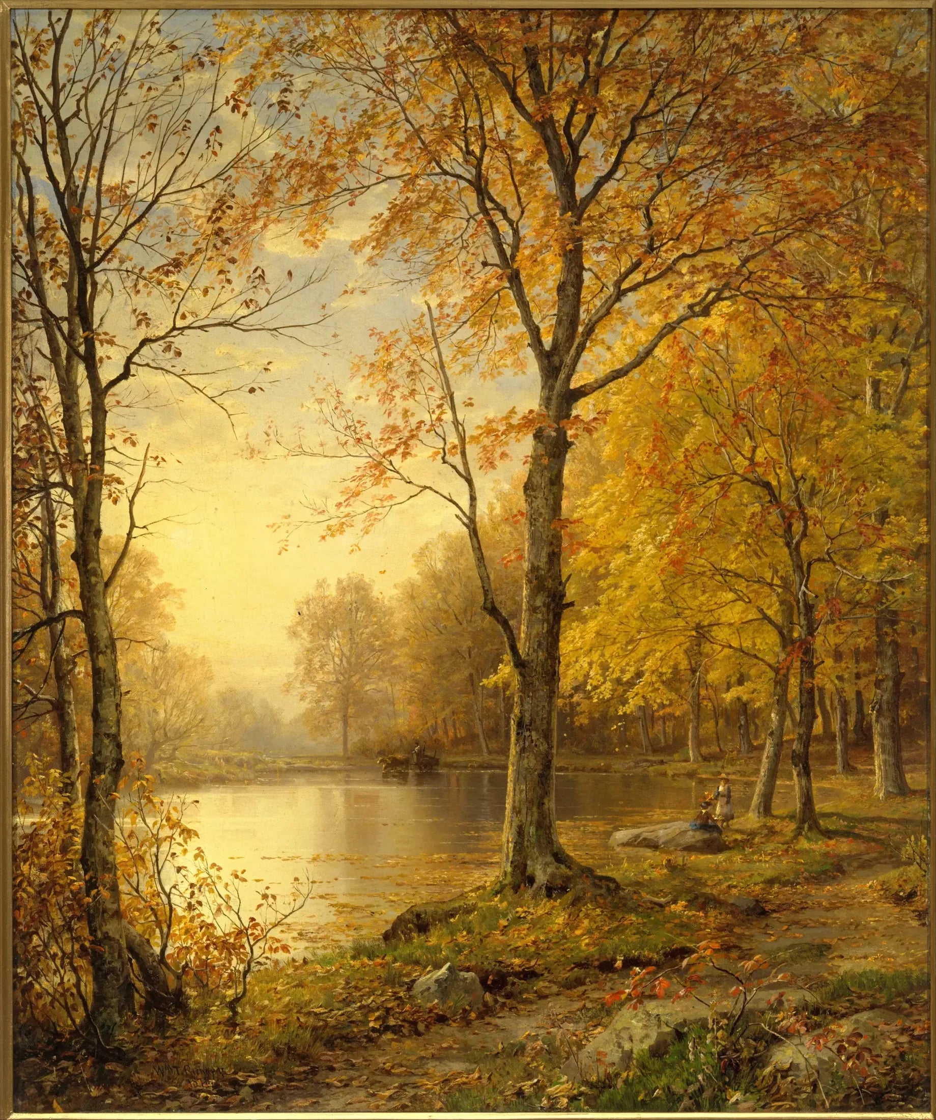 Été indien - William Trost Richards image 1 reproduction réalisée par Alpha Reproduction