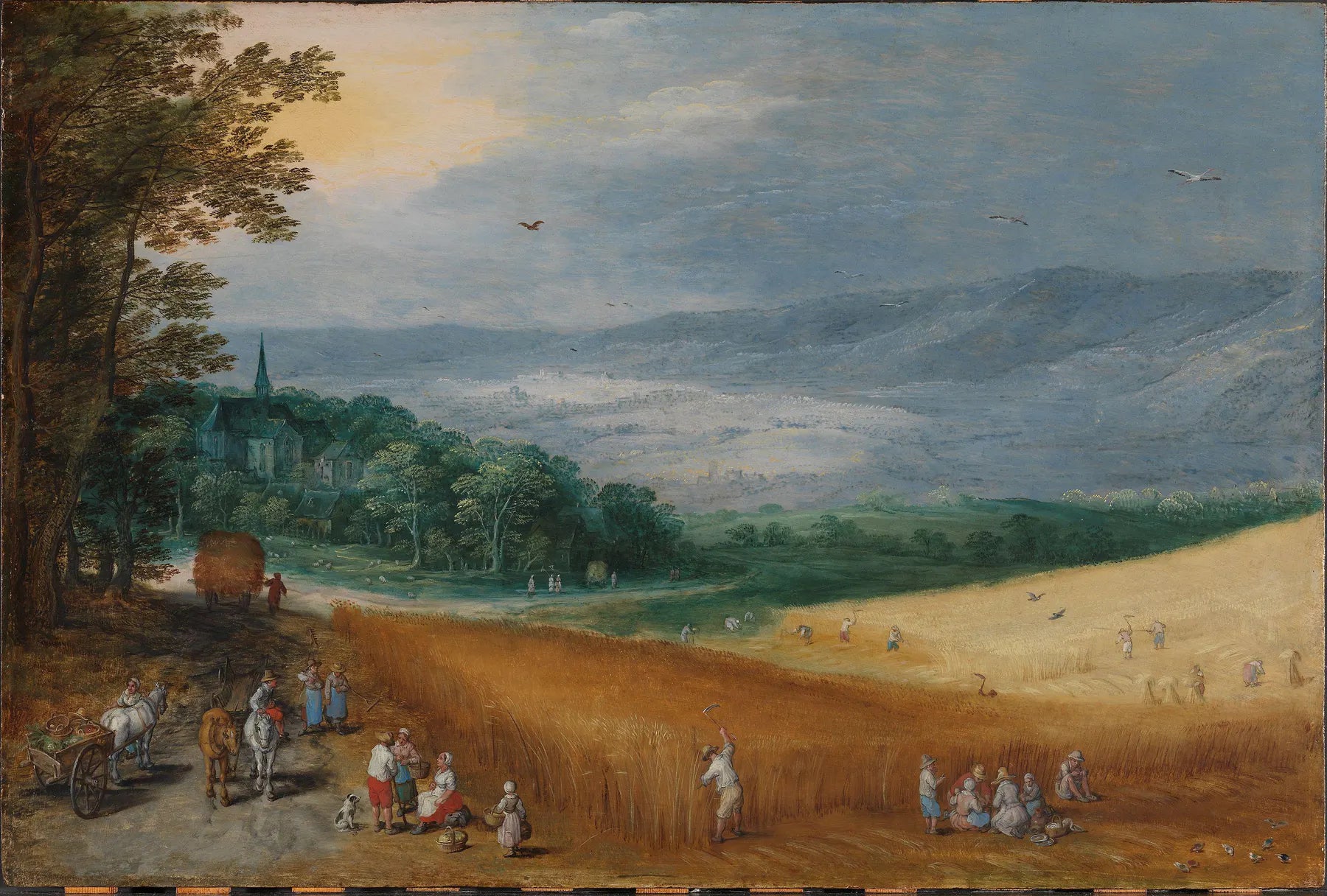 Été - Jan Brueghel le Jeune image 1 copie de tableau peinte à la main