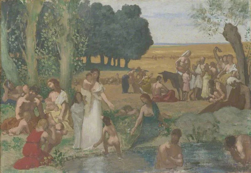 Été - Pierre Puvis de Chavannes image 1 reproduction de peinture à l’huile