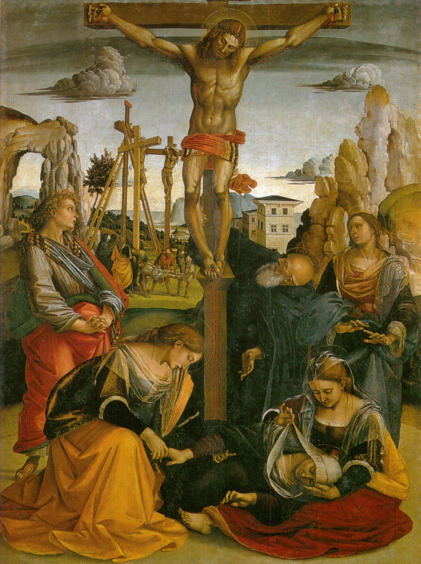 Étendard de la Crucifixion - Luca Signorelli image 1 reproduction réalisée par Alpha Reproduction