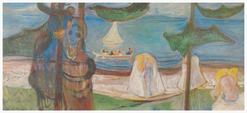 Étreinte sur la plage (Frise Linde) - Edvard Munch