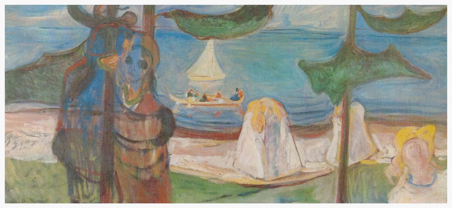 Étreinte sur la plage (Frise Linde) - Edvard Munch