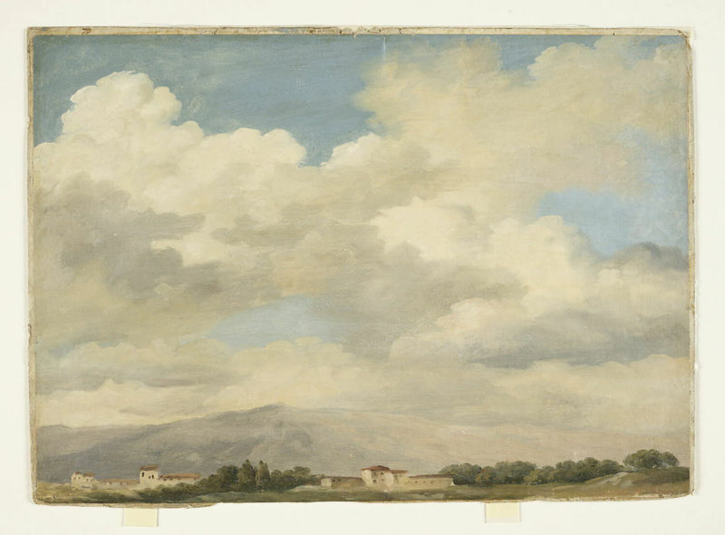 Étude de ciel au Quirinal - Pierre de Valenciennes
