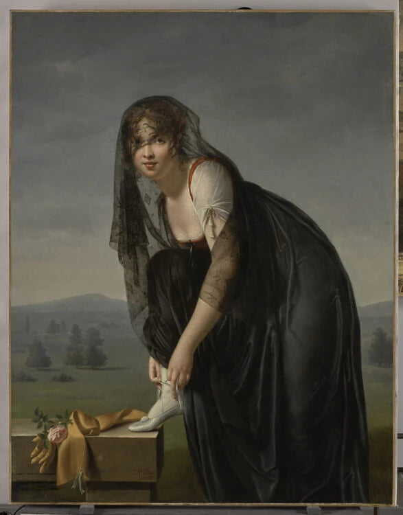 Étude de femme d'après nature - Marie-Denise Villers