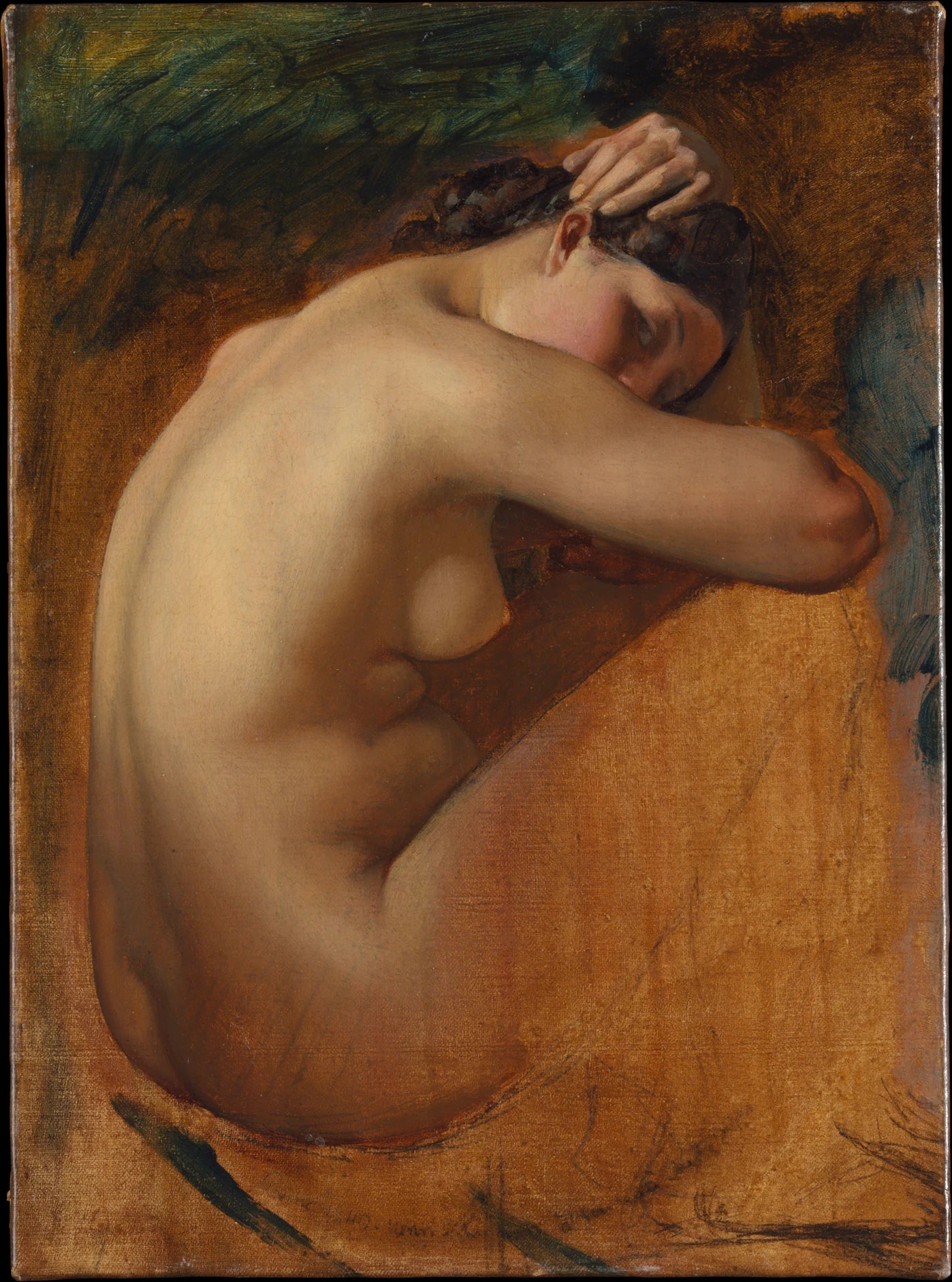 Etude d'un nu féminin - Henri Lehmann