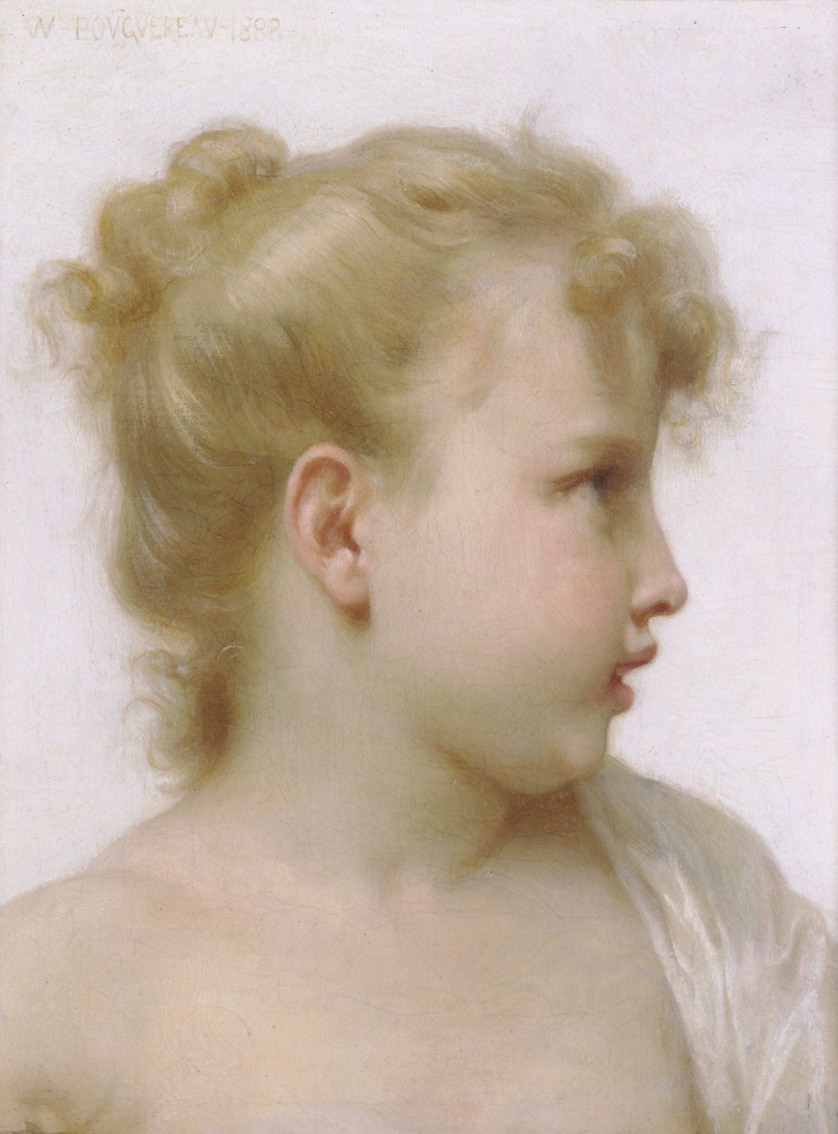 Étude de petite fille (1888) - Bouguereau