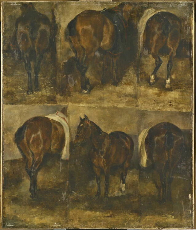 Études de chevaux - Antoine Alphonse Montfort