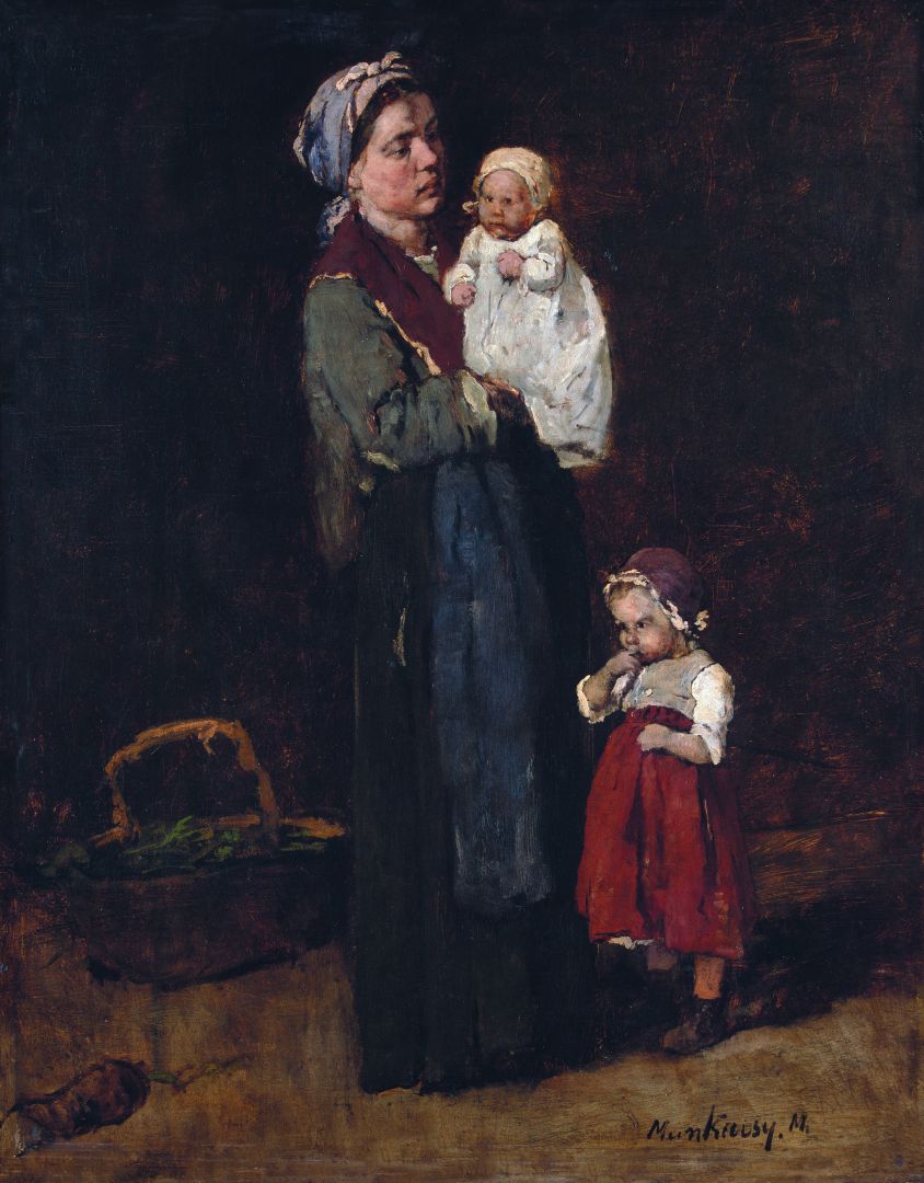 Études pour la boutique de prêteur sur gages - Mihály Munkácsy image 1 reproduction artisanale de tableau