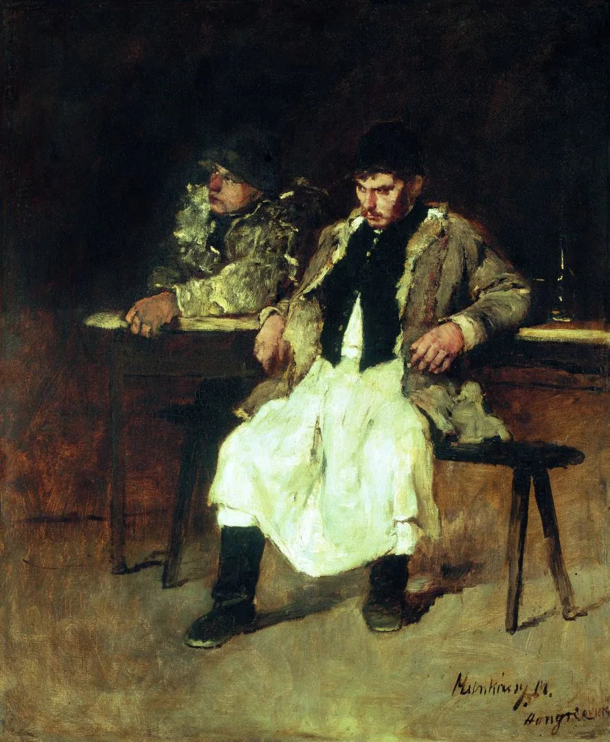 Étudier pour le héros du village - Mihály Munkácsy image 1 tableau peint à l’huile sur toile