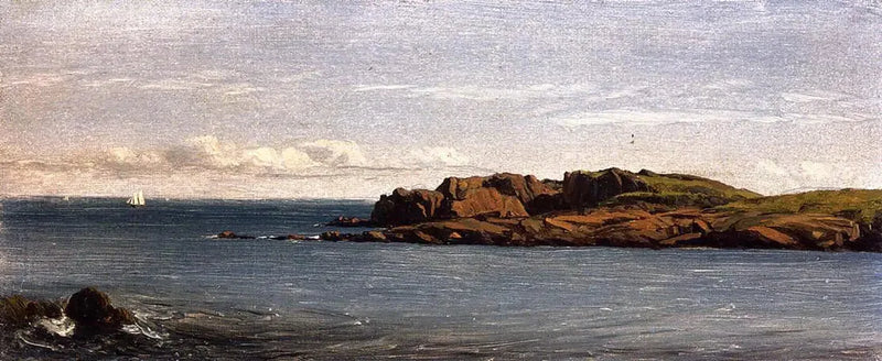 Étudier sur la côte du Massachusetts - Sanford Robinson Gifford