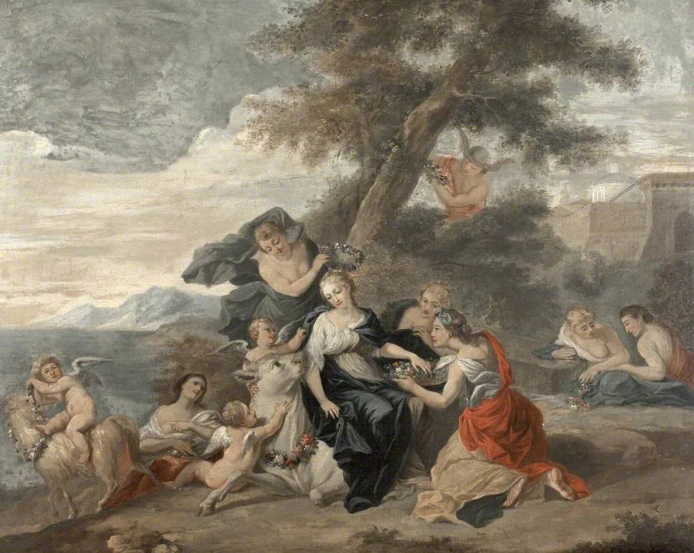 Europe - Antoine Coypel image 1 reproduction de peinture à l’huile