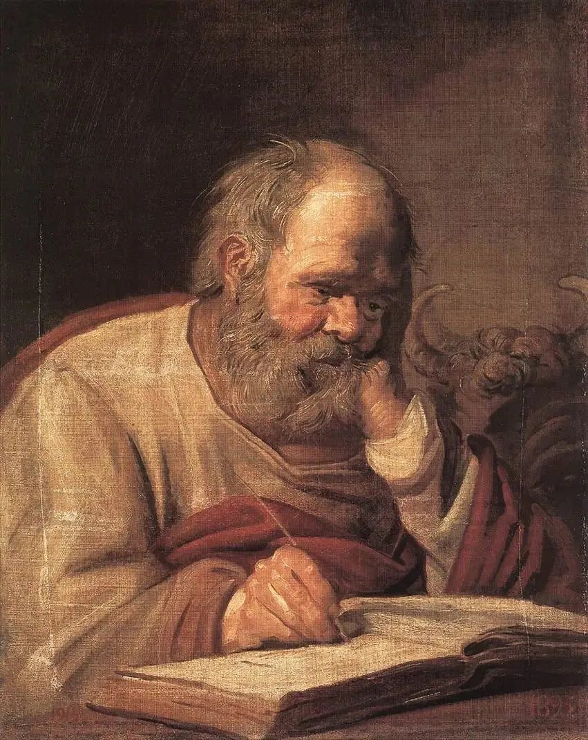 Évangéliste Luc - Frans Hals image 1 reproduction d’œuvre d’art à l’huile