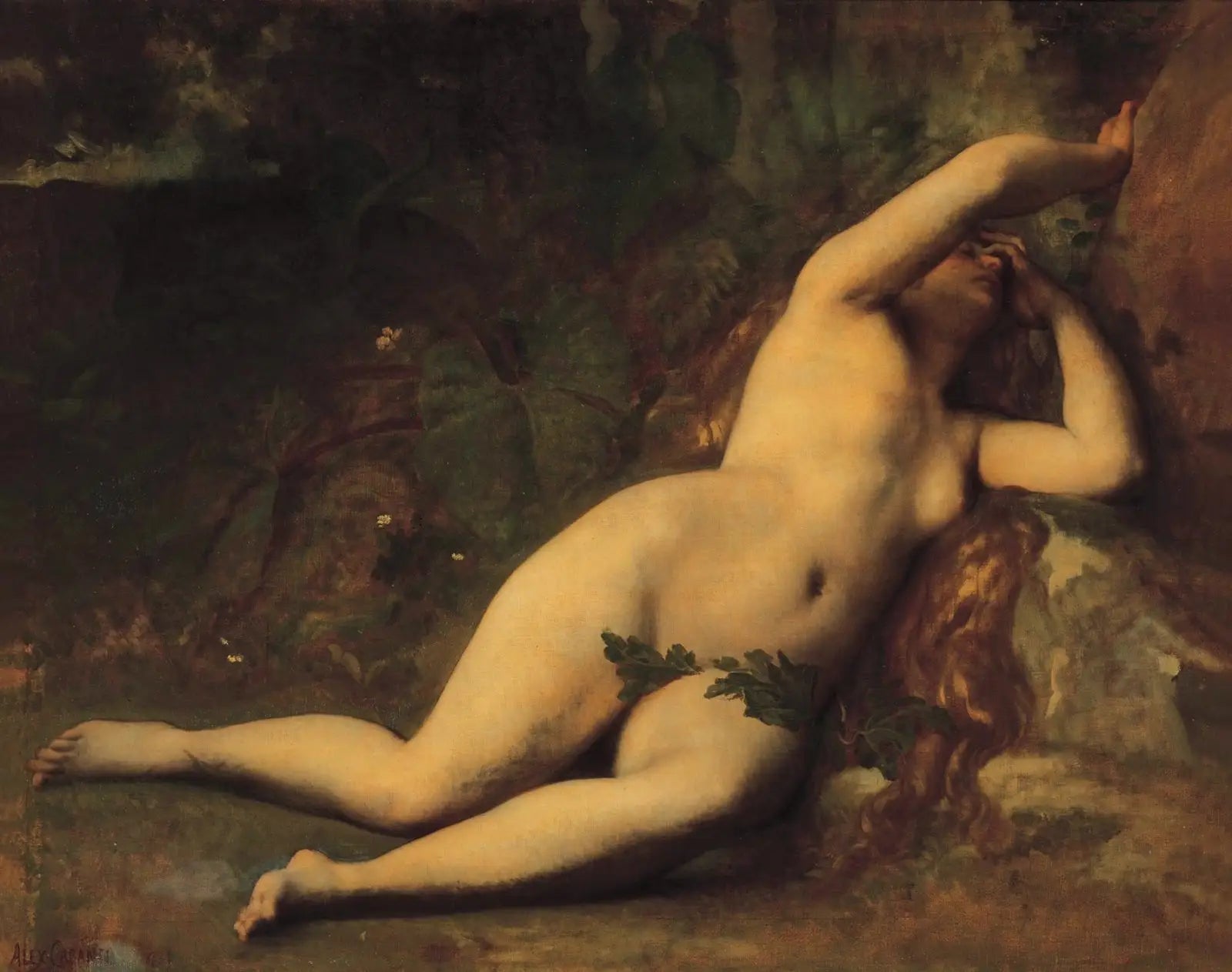 Ève après la chute - Alexandre Cabanel image 1 reproduction de peinture à l’huile