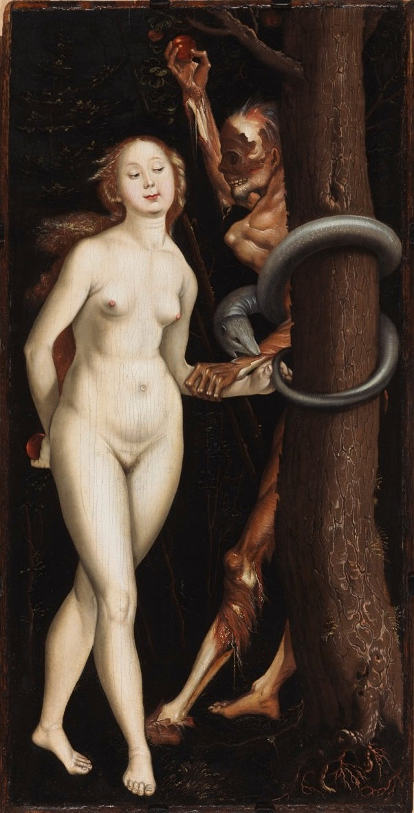 Ève, le serpent et la Mort - Hans Baldung Grien image 1 tableau peint à l’huile sur toile