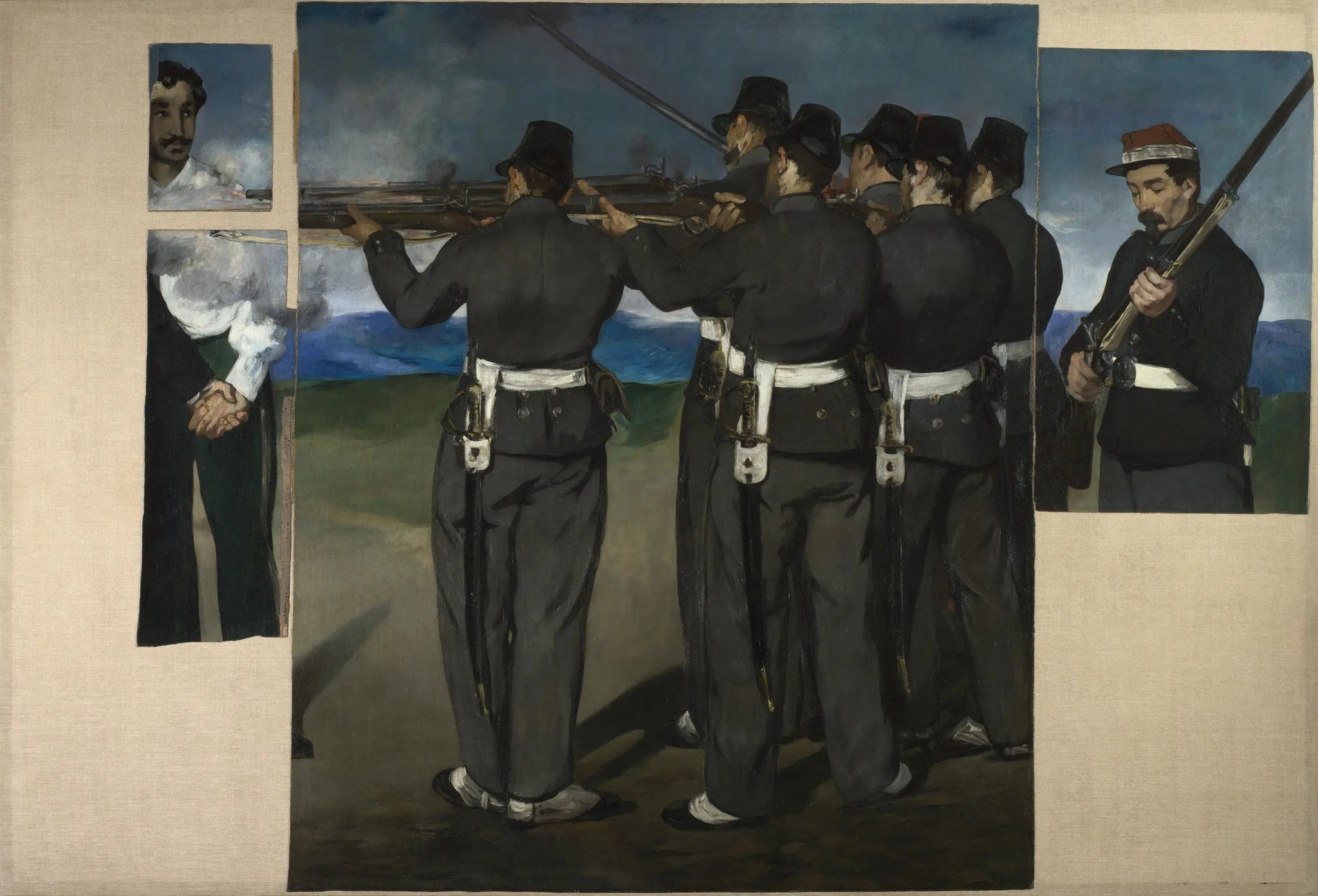Exécution de l'Empereur Maximilien du Mexique - Édouard Manet image 1 reproduction artisanale de tableau