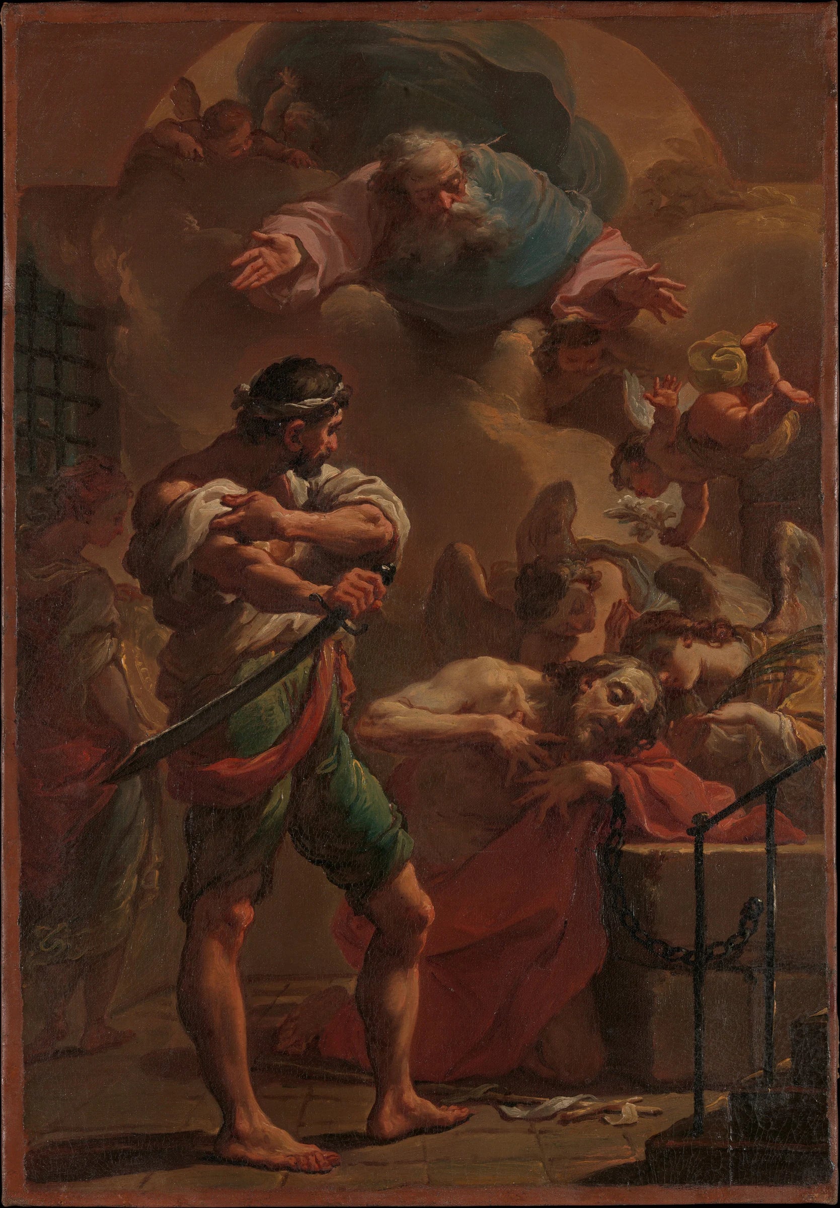 L'exécution de saint Jean-Baptiste - Ubaldo Gandolfi