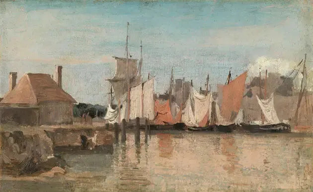 Expédition - Jean-Baptiste Camille Corot image 1 reproduction artisanale de tableau