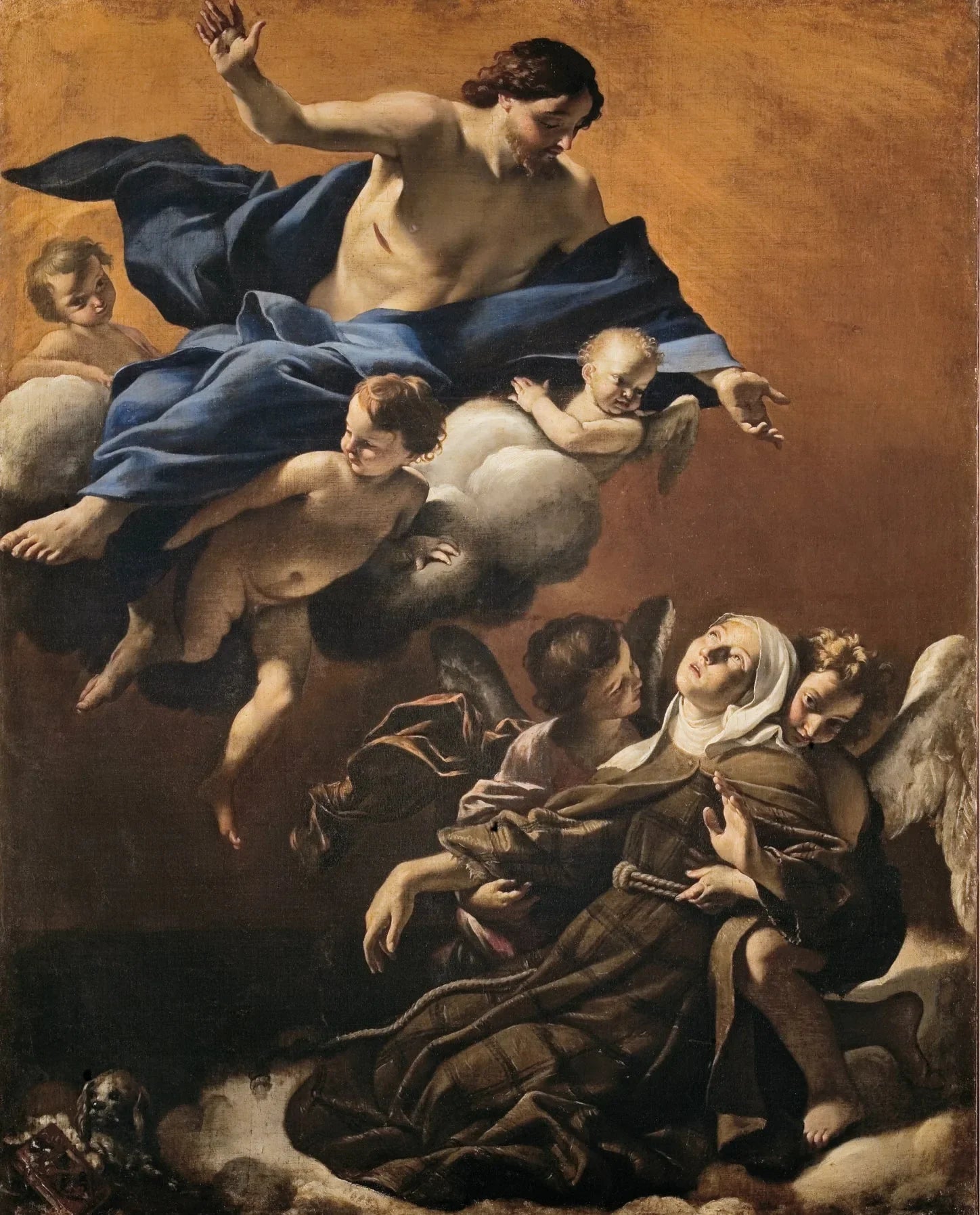 Extase de sainte Marguerite de Cortone - Giovanni Lanfranco image 1 reproduction d’œuvre d’art à l’huile