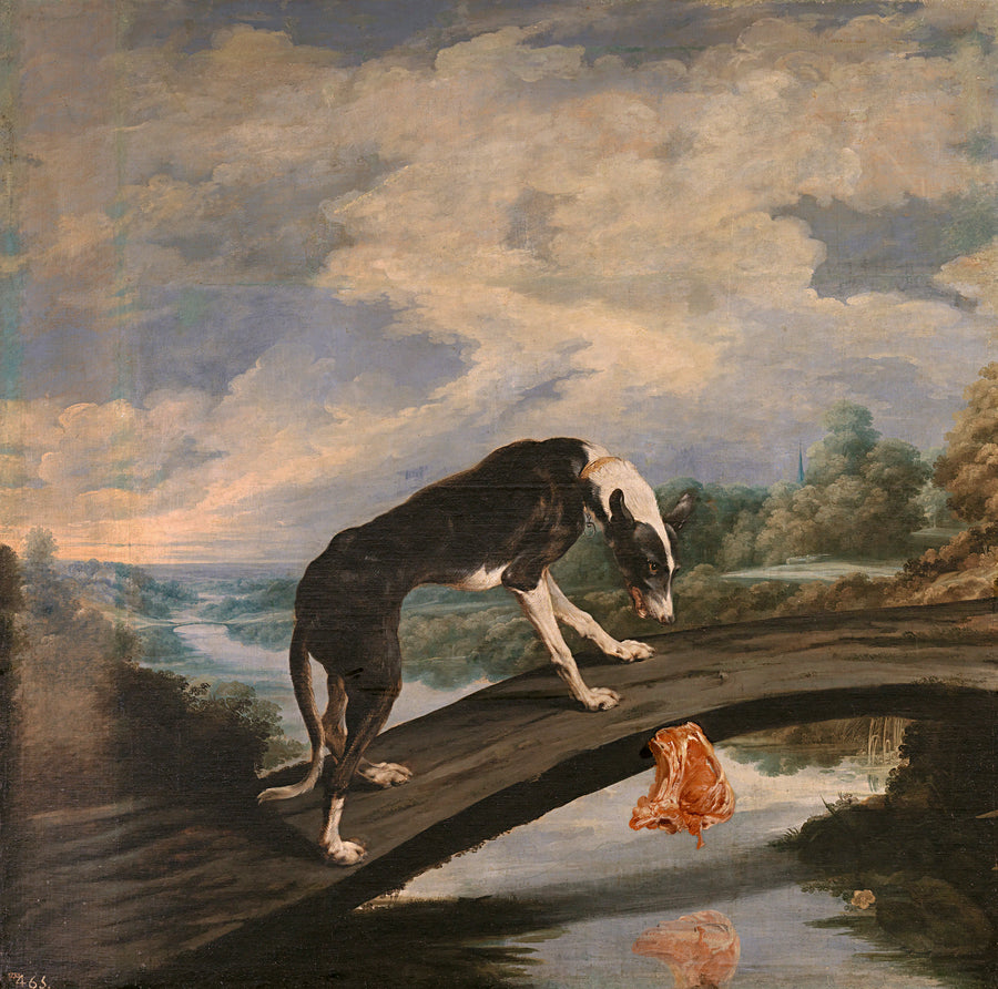 Fable du chien et de la proie - Paul de Vos