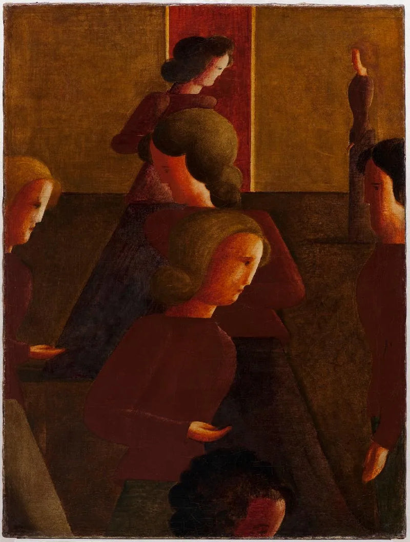 Face à face dans l'espace - Oskar Schlemmer