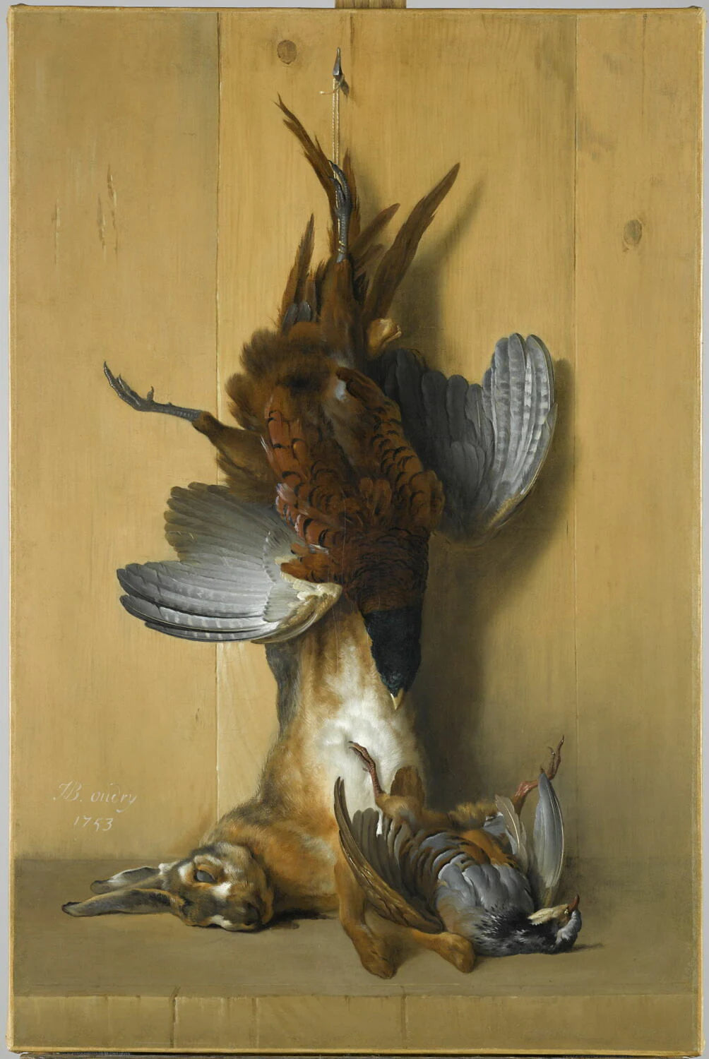 Faisan, lièvre et perdrix rouge - Jean-Baptiste Oudry