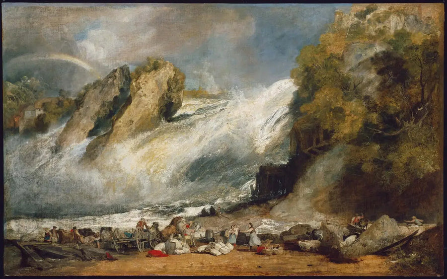 Fall of the Rhine at Schaffhausen - J. M. W. Turner