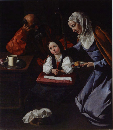 Famille de la Vierge - Francisco de Zurbarán