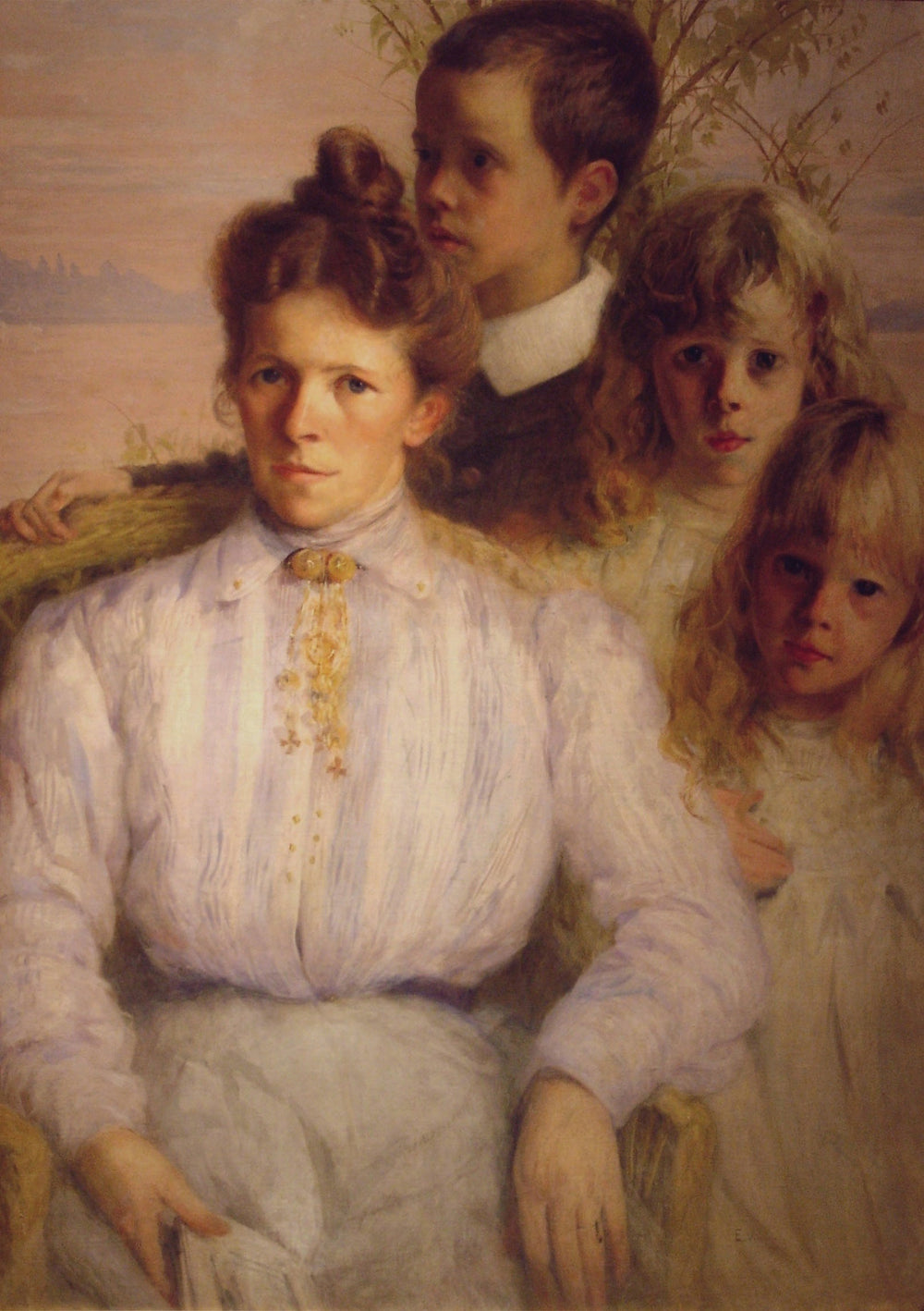 Famille du Maestro Nepomuceno - Eliseu Visconti image 1 copie de tableau peinte à la main