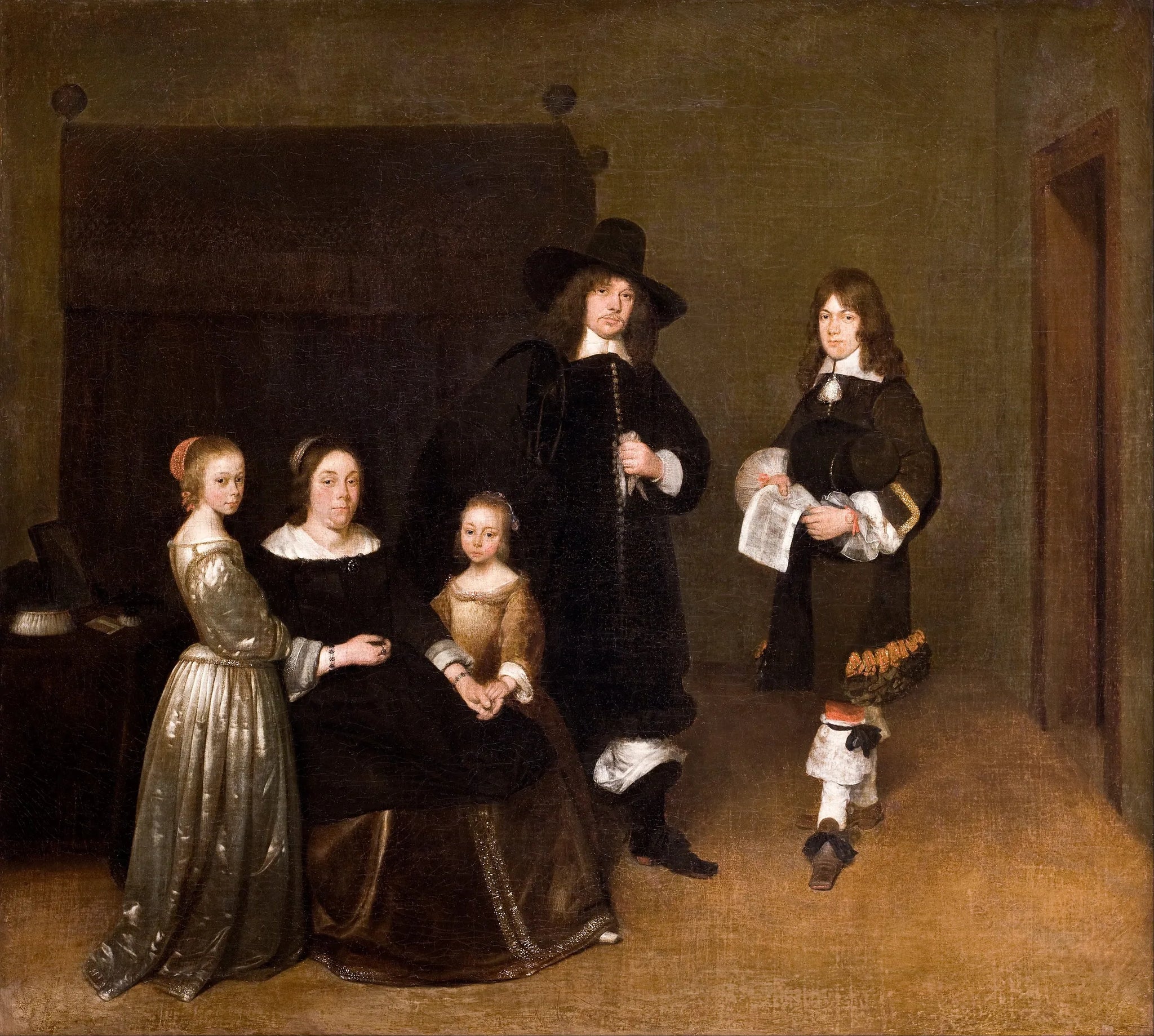 Famille - Gerard ter Borch image 1 reproduction réalisée par Alpha Reproduction