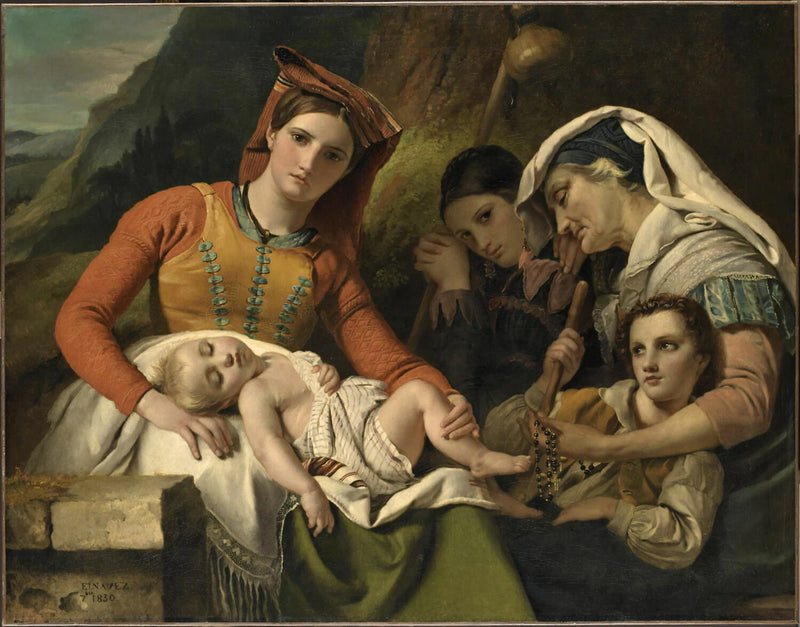Famille italienne - François-Joseph Navez