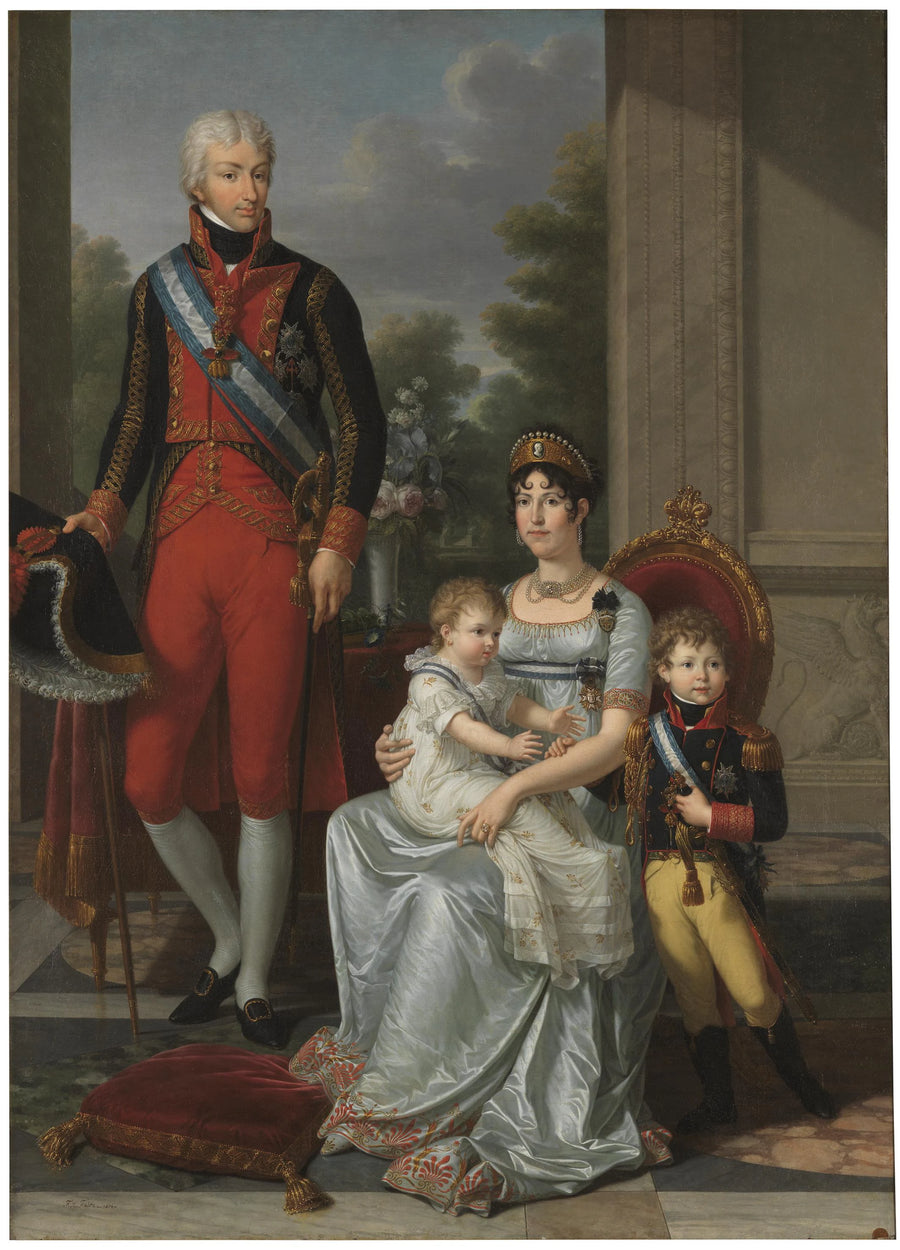 La Famille royale d'Étrurie - François-Xavier Fabre