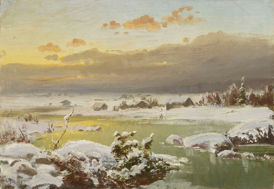 Paysage d'hiver - Fanny Churberg