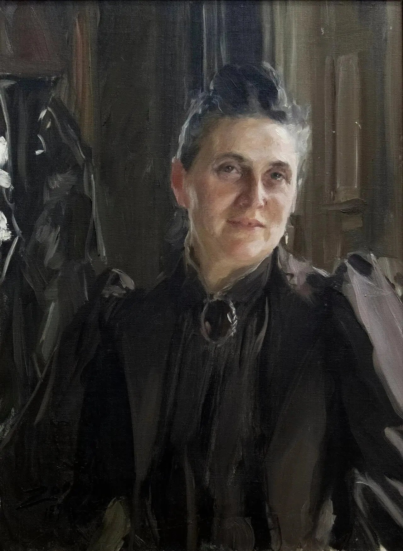 Fanny Thiel née Stiebel - Anders Zorn image 1 reproduction de peinture à l’huile