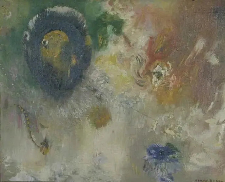 Fantasmagorie - Odilon Redon image 1 reproduction artisanale de tableau