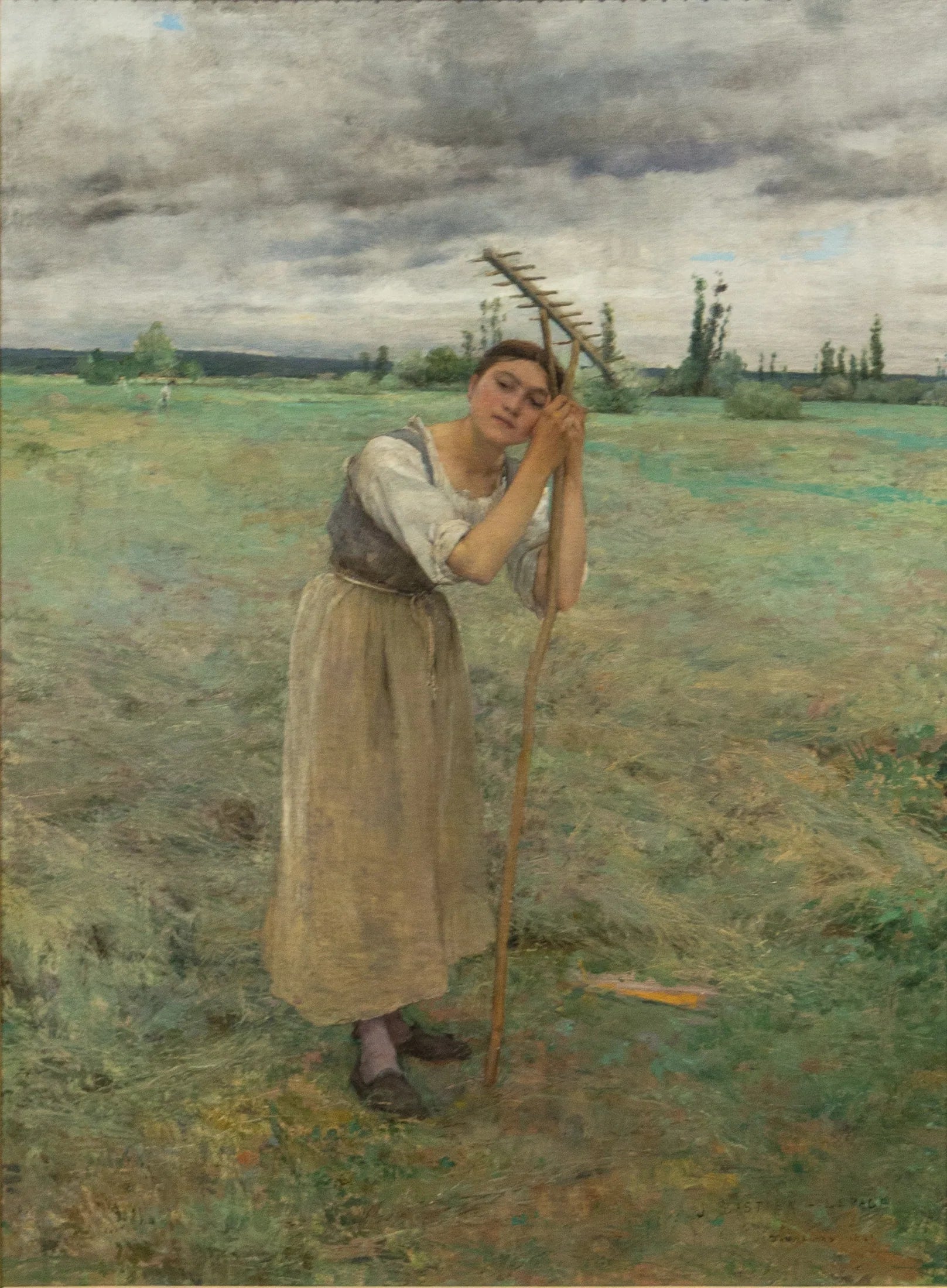 Fatigué - Jules Bastien-Lepage image 1 reproduction de peinture à l’huile