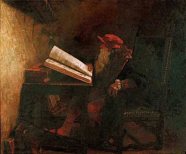 Faust aide - Jean-Paul Laurens image 1 tableau peint à l’huile sur toile