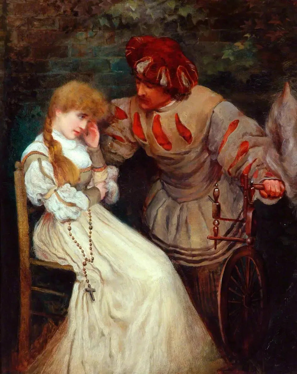 Faust et Marguerite - Frederic Leighton image 1 copie de tableau peinte à la main